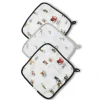 Loulou LOLLIPOP - Conjunto de Toalhinhas 3Pk, Happy Trucks Hot