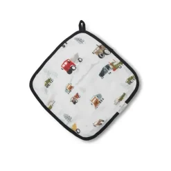 Loulou LOLLIPOP - Conjunto de Toalhinhas 3Pk, Happy Trucks Hot