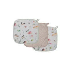 Loulou LOLLIPOP - Conjunto de Toalhinhas 3Pk, Woodland Gnome Fashion