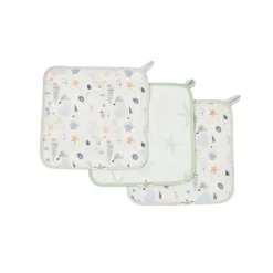 Loulou LOLLIPOP - Conjunto de Toalhas - 3Pk, Conchas Fashion