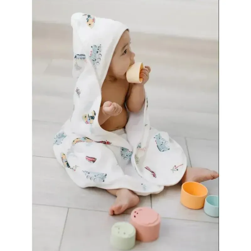 loulou_lollipop__conjunto_SKUR5DfwIJW_1.webp Loulou LOLLIPOP - Conjunto de Toalhas com Capuz, Buquê de Flores New
