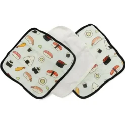 Loulou LOLLIPOP - Conjunto de pano de lavagem de sushi Fashion