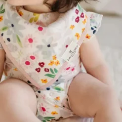 Loulou LOLLIPOP - Conjunto de babadores (musselina), concha floral Outlet