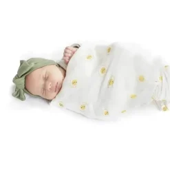 Loulou LOLLIPOP - Muselin Swaddle, Rise And Shine Hot