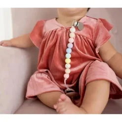 Loulou LOLLIPOP - Porta chupeta de silicone, algodão doce Online