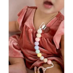 Loulou LOLLIPOP - Porta chupeta de silicone, algodão doce Online