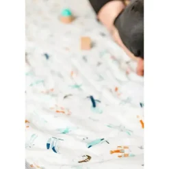 Loulou LOLLIPOP - Swaddle de musselina, nascido para voar Outlet