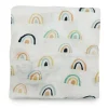 Loulou LOLLIPOP - Swaddle de musselina, arco-íris neutro Hot