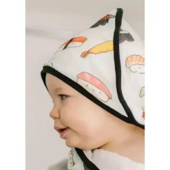 Loulou LOLLIPOP Conjunto de Toalhas com Capuz, Sushi Discount