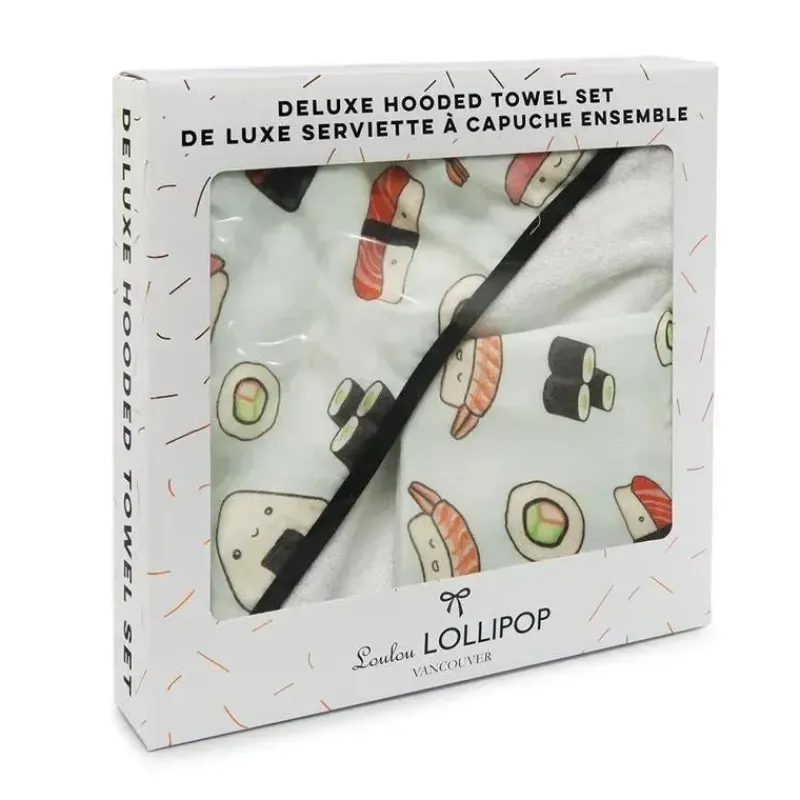loulou_lollipop_conjunto__SKUiAnEKhMs_4.webp Loulou LOLLIPOP Conjunto de Toalhas com Capuz, Sushi Discount