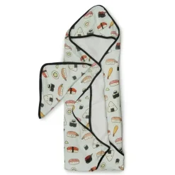 Loulou LOLLIPOP Conjunto de Toalhas com Capuz, Sushi Discount