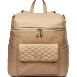 Luli Bebe - Mochila Monaco Fraldas, Latte-Brown Outlet