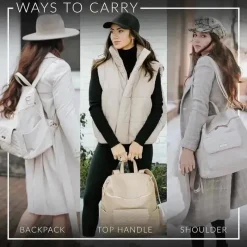 Luli Bebe - Mochila Monaco Fraldas, Latte-Brown Outlet