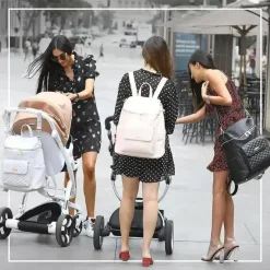 Luli Bebe - Mochila Monaco Fraldas, Latte-Brown Outlet