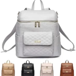 Luli Bebe - Mochila Monaco Fraldas, Cinza Pedra Outlet