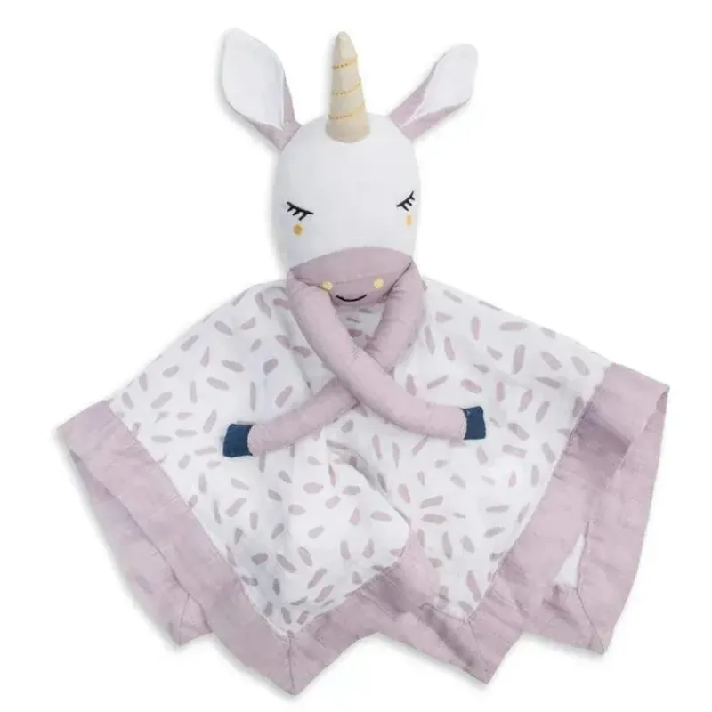 lulujo__lovie_de_musselin_SKU13Zdk4dd_0.webp Lulujo Baby Lulujo - Lovie de musselina de algodão unicórnio Outlet