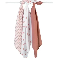 Lulujo Baby Lulujo - 3Pk cobertores de musselina de morangos Outlet