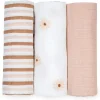 Lulujo Baby Lulujo - 3Pk Margaridas Musselina Cobertores Fashion