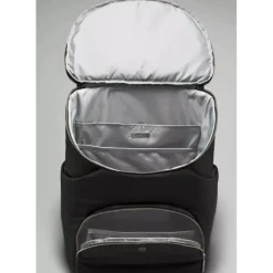 Lululemon - Mochila para novos pais 17L, Preto/Prata Drop Outlet