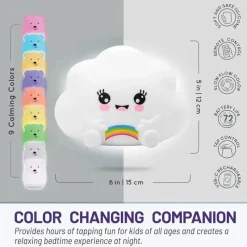 LumieWorld - Lumipets, luz noturna infantil, tocar música, nuvem Kawaii Discount