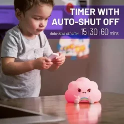 LumieWorld - Lumipets, luz noturna infantil, tocar música, nuvem Kawaii Discount