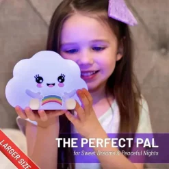LumieWorld - Lumipets, luz noturna infantil, tocar música, nuvem Kawaii Discount