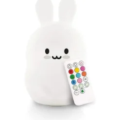 LumieWorld - Lumipets, luz noturna infantil, tocar música, coelhinho Clearance