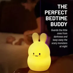 LumieWorld - Lumipets, luz noturna infantil, tocar música, coelhinho Clearance