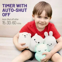 LumieWorld - Lumipets, luz noturna infantil, tocar música, coelhinho Clearance