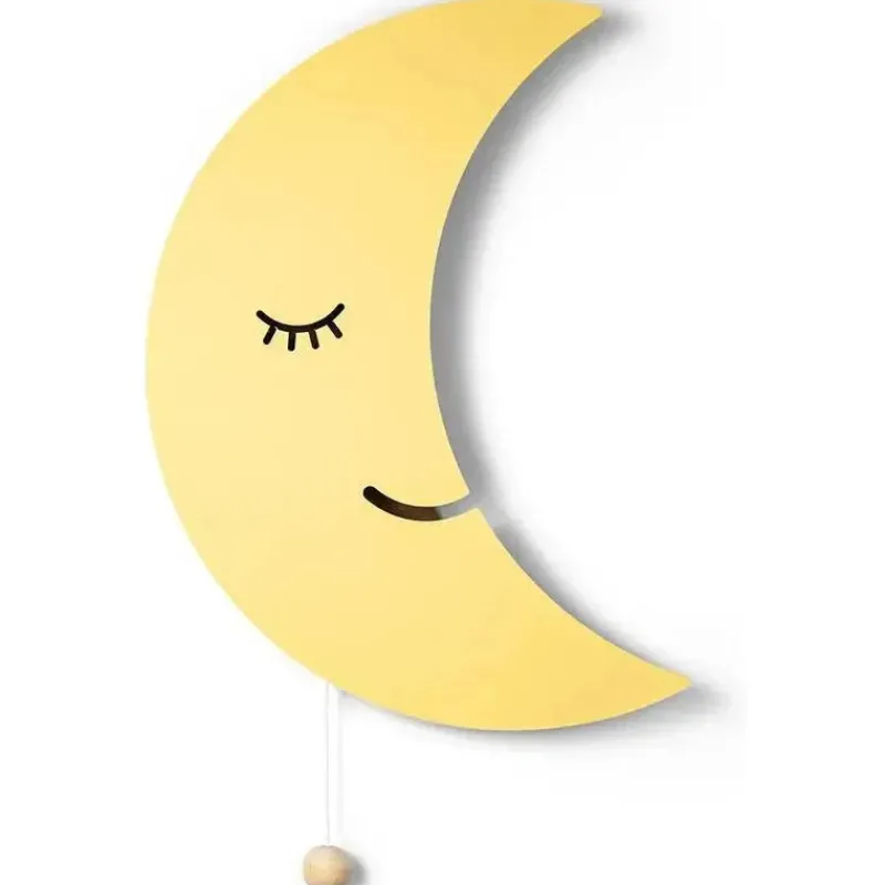 lumieworld__lumipets_moon_SKUqFNzPW5M_0.webp LumieWorld - Lumipets Moon Wall Light, Nursery Night Light, Wall Mounted Iluminado Clearance
