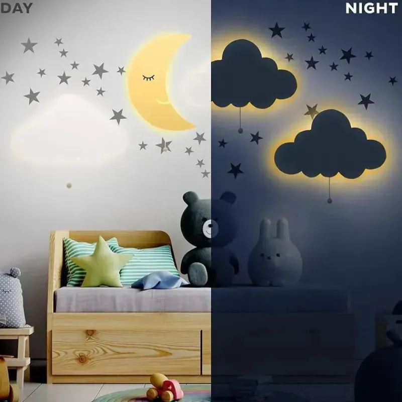 lumieworld__lumipets_moon_SKUqFNzPW5M_6.webp LumieWorld - Lumipets Moon Wall Light, Nursery Night Light, Wall Mounted Iluminado Clearance