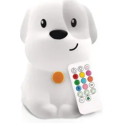LumieWorld - Luz noturna recarregável Lumipets para crianças, luz de berçário de silicone, cachorrinho Fashion