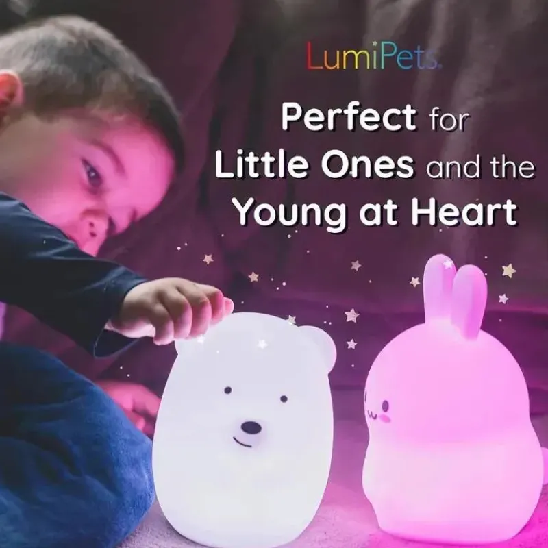 lumieworld__luz_noturna_r_SKUAgqP9AjF_2.webp LumieWorld - Luz noturna recarregável Lumipets para crianças, luz de berçário de silicone, cachorrinho Fashion