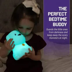 LumieWorld - Luz noturna recarregável Lumipets para crianças, luz de berçário de silicone, cachorrinho Fashion