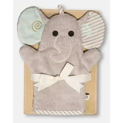 Zoocchini Luva de banho para bebê - Elle The Elephant, luva de pano ultramacia Hot