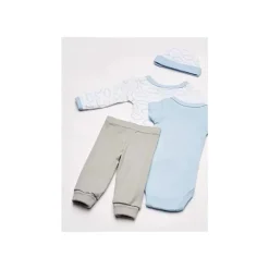Baby Vision Luvable Friends - Conjunto de enxoval de bebê prematuro de algodão 4Pk Fashion