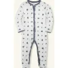 Ralph Lauren Macacão de algodão com estampa de urso , Marinha Francesa Clearance