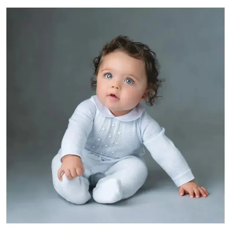 macaco_de_malha_de_veludo_SKUcwd5MTm9_1.webp Feltman Brothers Macacão de malha de veludo dos irmãos com chapéu azul Fashion
