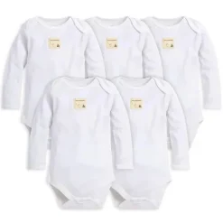 Burt's Bees Baby Macacão de manga comprida Burt's Bees essencial para bebês 5 unidades 3-6M New