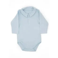 Nemcor Macacão Primo Passi com Body 3-6M Azul Claro Discount
