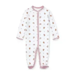 Ralph Lauren Macacão , estampa de urso branco/rosa Fashion