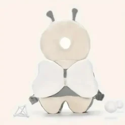 MacroBaby - Almofada de cabeça anti-queda para caminhada de segurança para bebês, bege Fashion