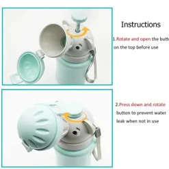 MacroBaby - Mictório portátil à prova de vazamentos para meninos, elefante, vaso sanitário de emergência, garrafa de xixi, copo, jarra Best