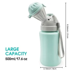 MacroBaby - Mictório portátil à prova de vazamentos para meninos, elefante, vaso sanitário de emergência, garrafa de xixi, copo, jarra Best