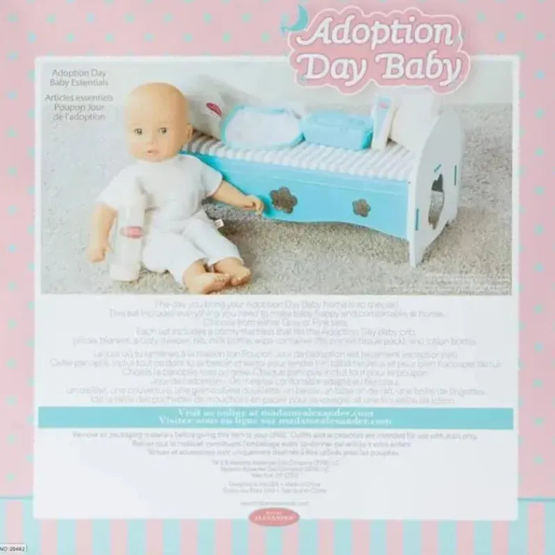madame_alexander__acessri_SKUsf7K7yxM_2.webp Madame Alexander - Acessórios para bonecas essenciais para bebês de 14 dias de adoção, boneca não incluída Best