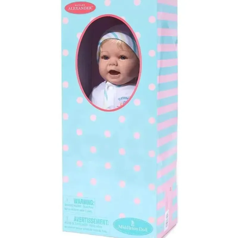 madame_alexander__sweet_b_SKUmqLRqSHX_3.webp Madame Alexander - Sweet Baby tom de pele claro/olhos azuis/cabelo loiro 19' Fashion