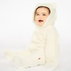 Magnetic Me Magnificent Baby - Cloud Minky Pram Sherpa Footie Cloud Best