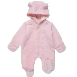 Magnetic Me Magnificent Baby - Pink Blossom Minky Pram Sherpa Footie Hot