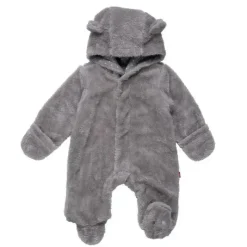Magnetic Me Magnificent Baby - Storm Minky Pram Sherpa Footie, Gray Hot