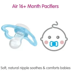 Mam - 3 chupetas unissex Air Night &amp; Day 3Pk, 16M+ Hot